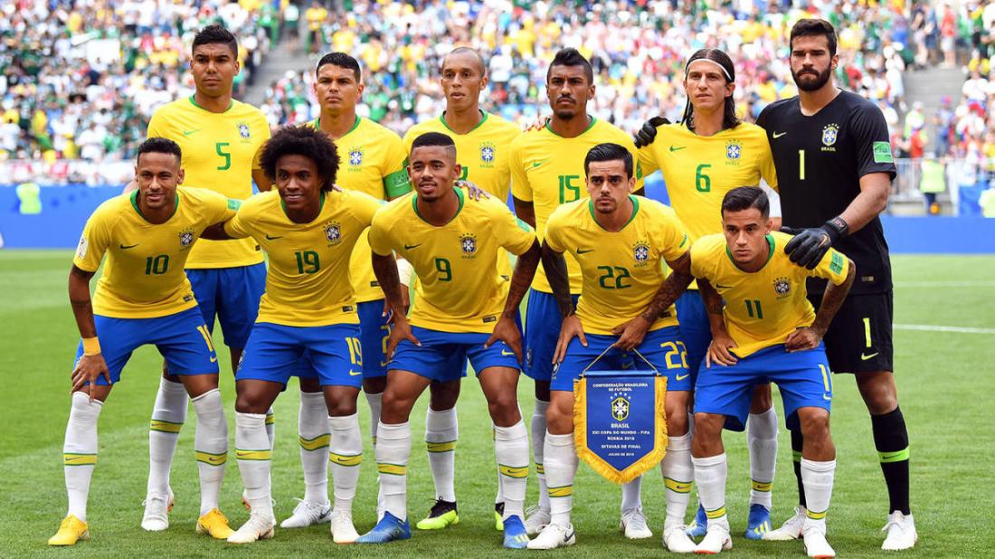 Soccer: World Cup-Brazil vs Mexico